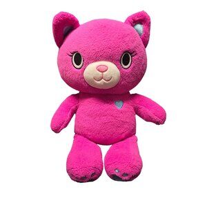 BAB Build A Bear Kanu Catlynn Pink Cat Kitten Plush Stuffed Animal